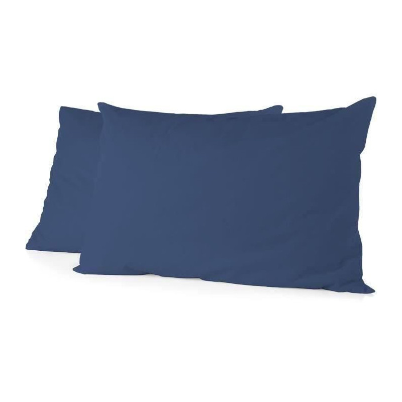 LOVELY HOME Set of 2 rectangular pillowcases - 50 x 70 cm - 100% cotto