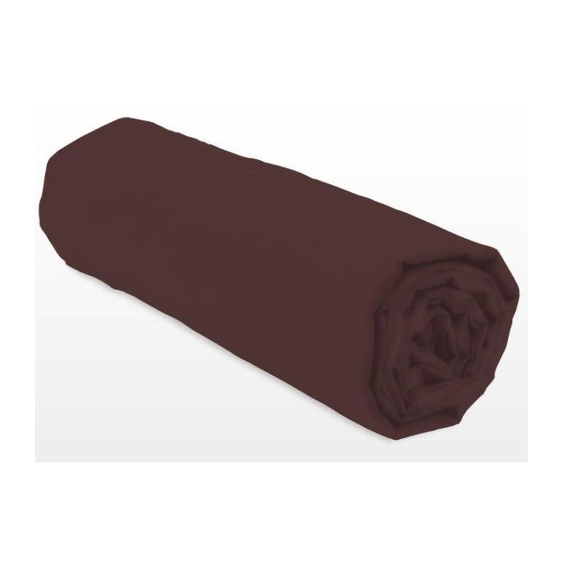 Fitted sheet - LOVELY HOME - LH71596 - 140x190+30 cm - Brown