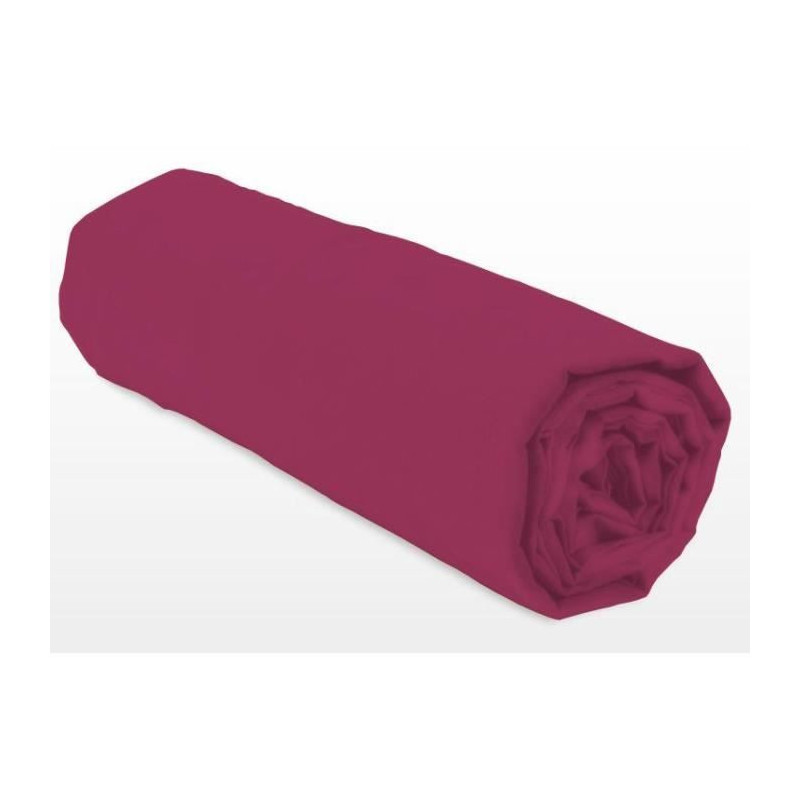 Fitted sheet - LOVELY HOME - LH71609 - 140x190+35 cm - Fuchsia