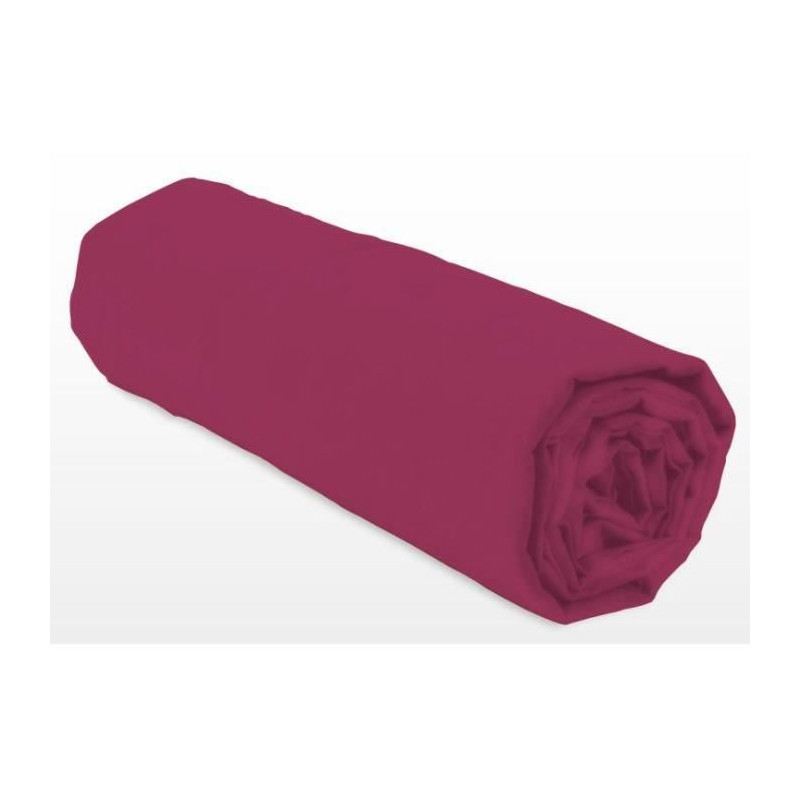 Fitted sheet - LOVELY HOME - LH71613 - 90x190+30 cm - Fuchsia