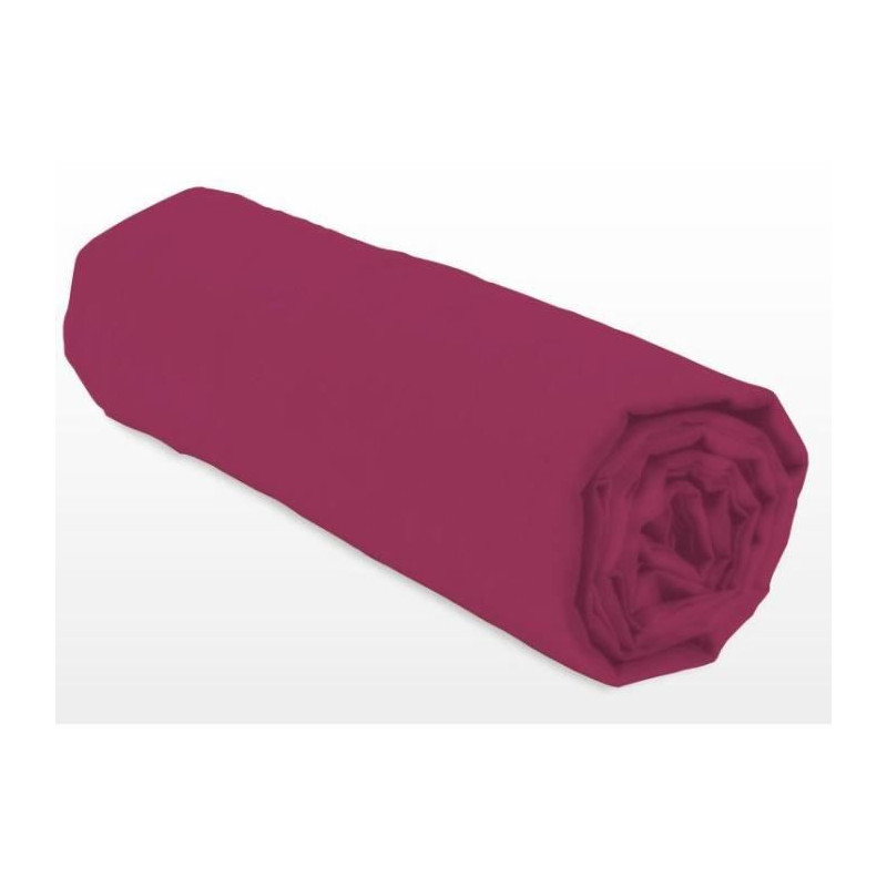 Fitted sheet - LOVELY HOME - LH71615 - 160x200+25 cm - Fuchsia