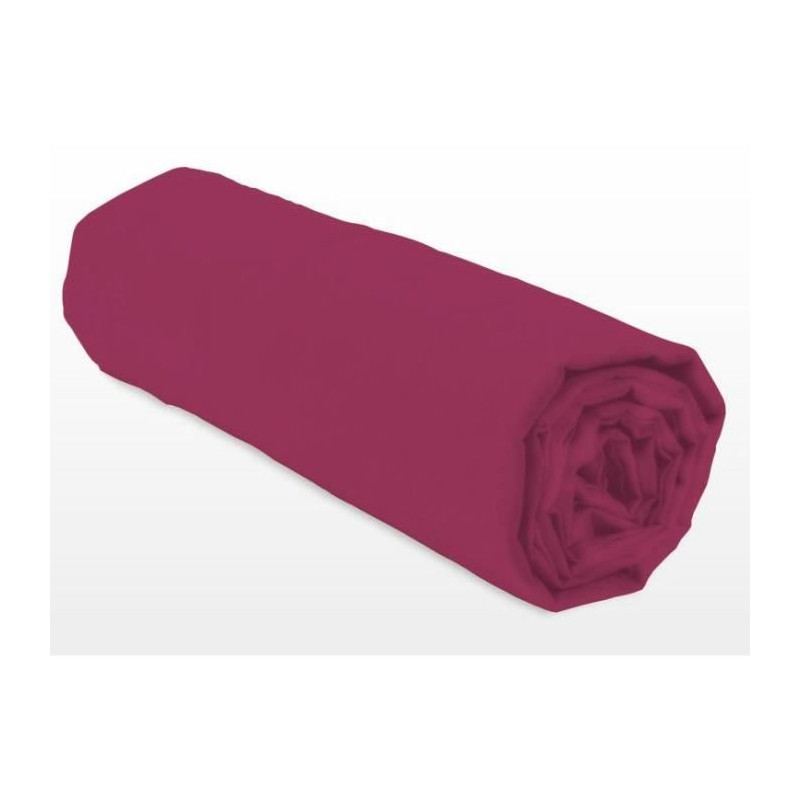 Fitted sheet - LOVELY HOME - LH71617 - 90x190+25 cm - Fuchsia
