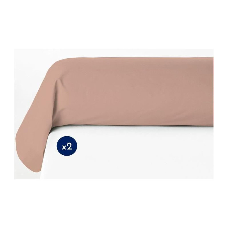 Set of 2 bolster cases - LOVELY HOME - LH71618 - 85 x 185 cm - Pink