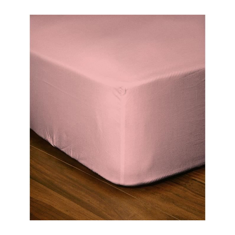 Fitted sheet - LOVELY HOME - LH71626 - 180x200+30 cm - Pink