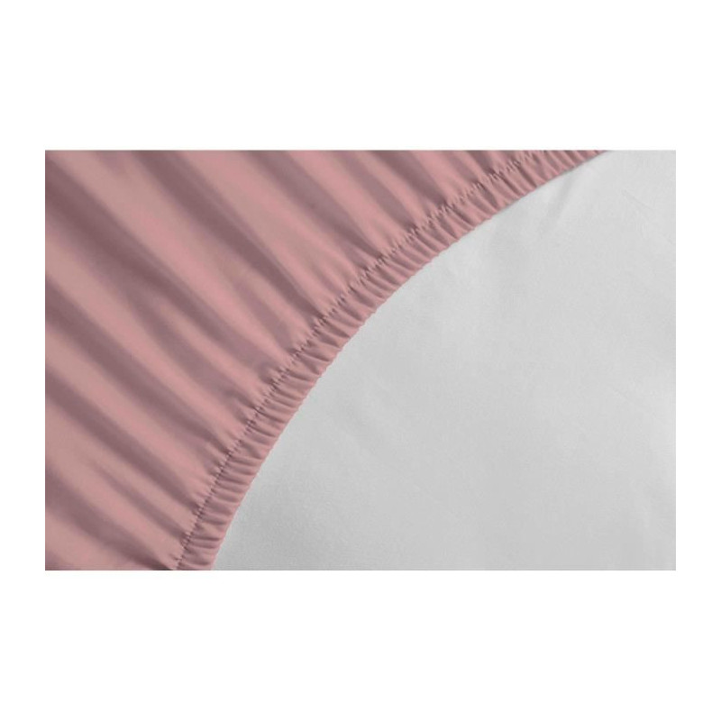 Fitted sheet - LOVELY HOME - LH71632 - 140x190+25 cm - Pink
