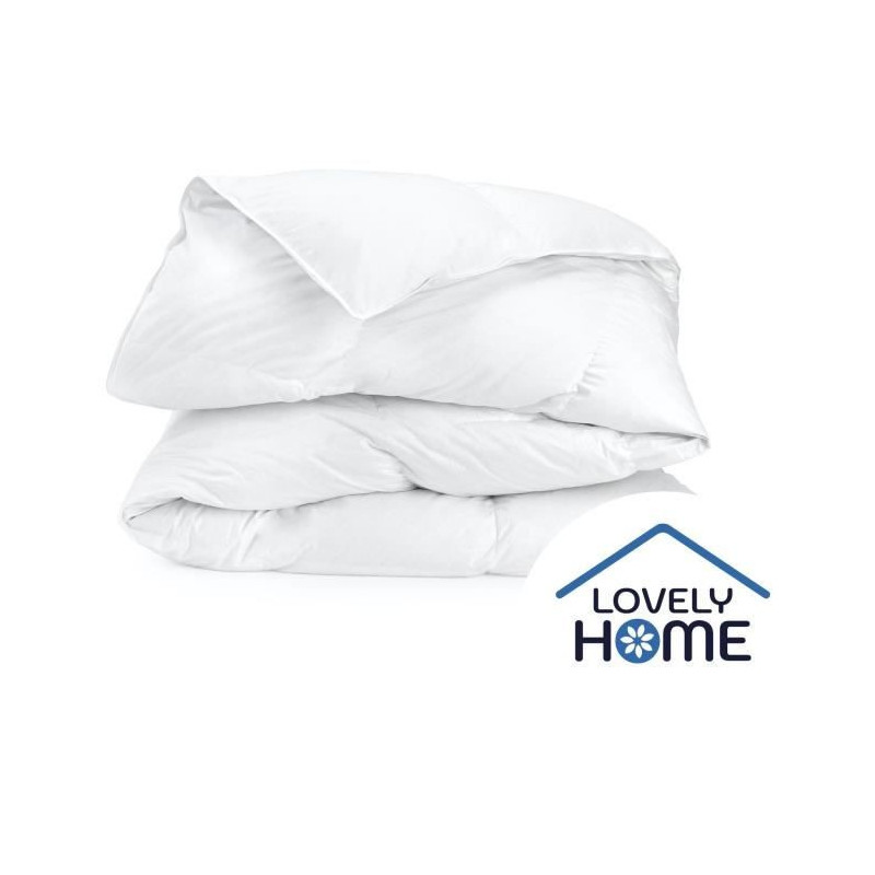 Duvet 220 x 240 cm - LOVELY HOME - Lightweight - 280 g/m² - Anti-dust