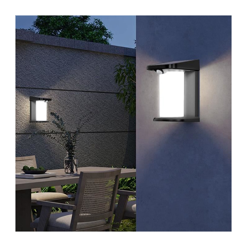 Set of 2 solar projectors - LUMISKY - LUSTY - H18 cm - Wall light with