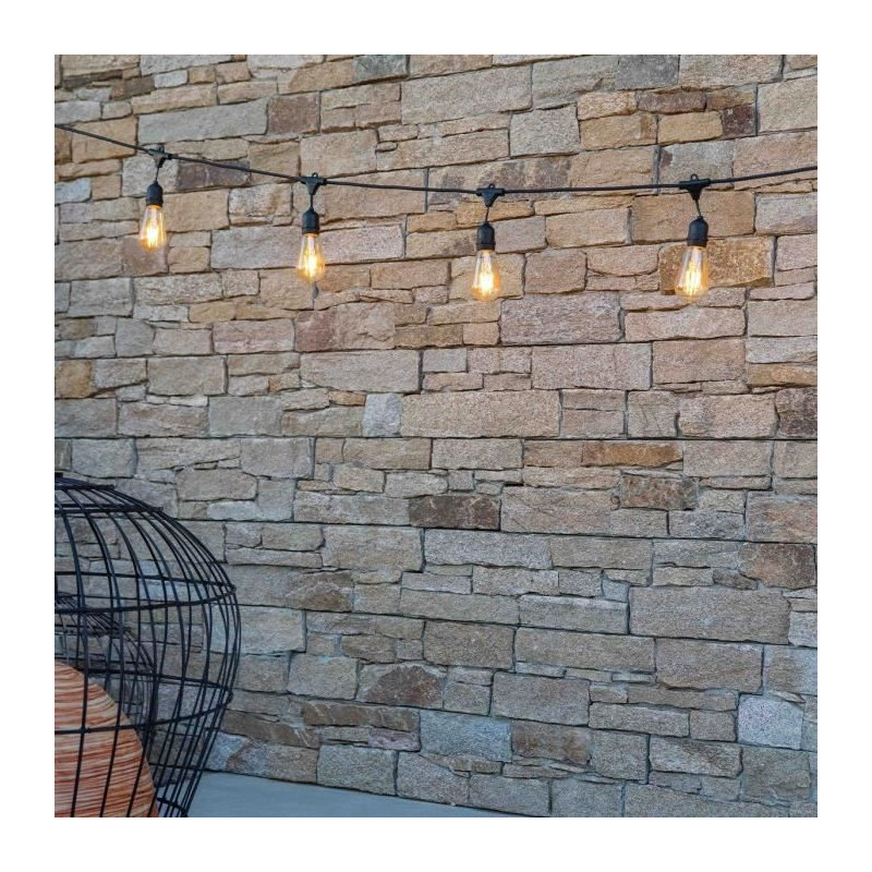 Outdoor light garland - LUMISKY - MAFY 20 LIGHT - 10 m - 20 vintage fi