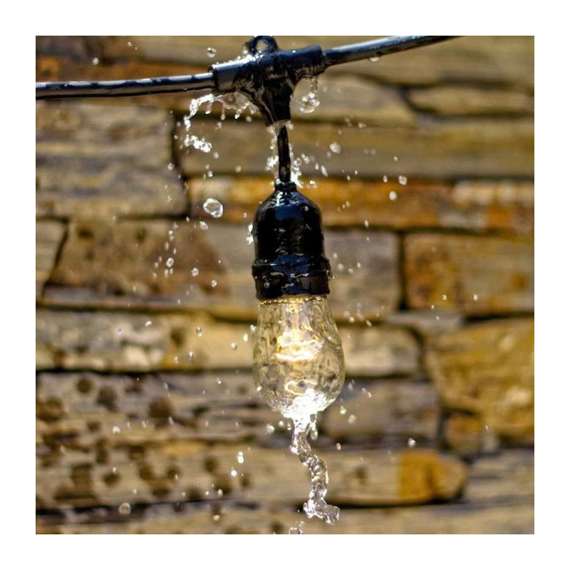 Outdoor light garland - LUMISKY - MAFY 20 LIGHT - 10 m - 20 vintage fi