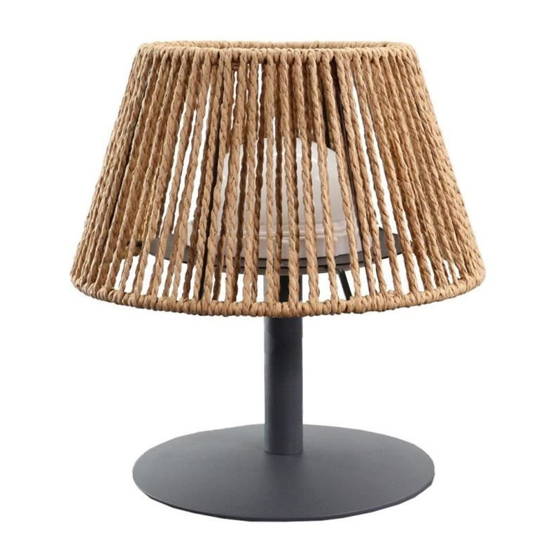 Cordless table lamp - LUMISKY - STANDY MINI RAFFY - H22 cm - Natural r