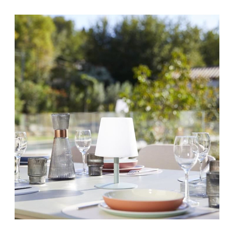Cordless table lamp - LUMISKY - STANDY MINI Olive - H25 cm - Olive gre