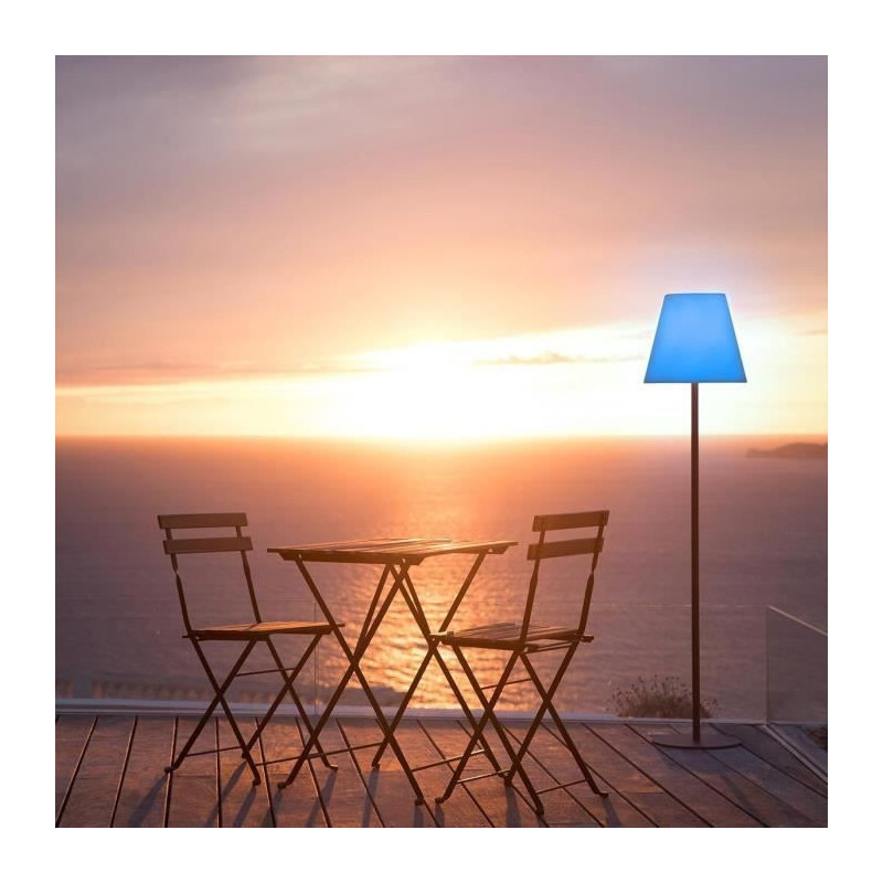 Wireless floor lamp - LUMISKY - STANDY - H150 cm - Metal base - Dimmab