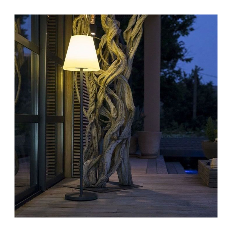 Wireless floor lamp - LUMISKY - STANDY - H150 cm - Metal base - Dimmab