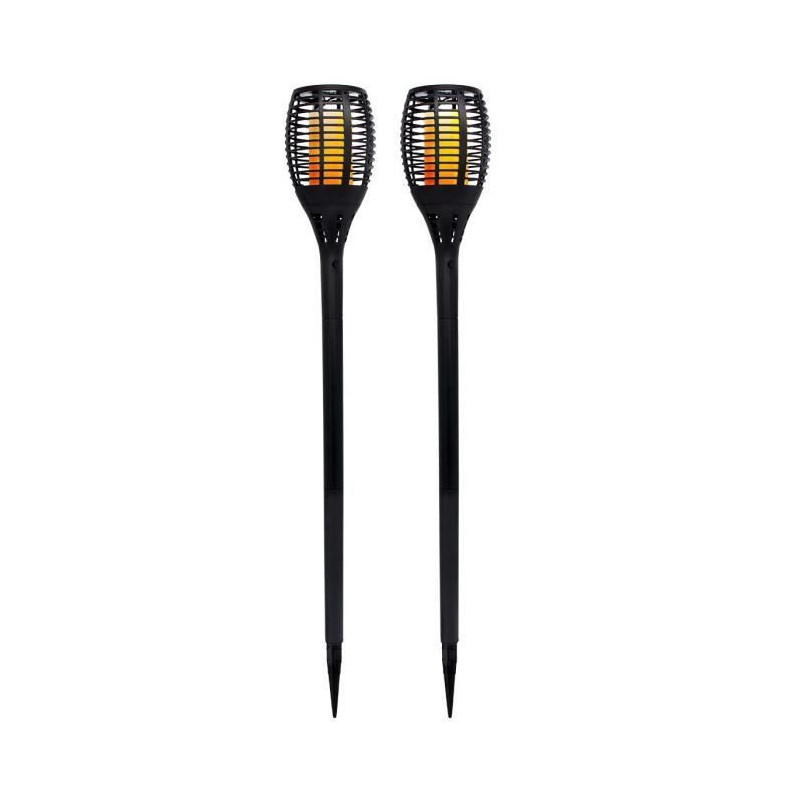 LUMI GARDEN Set of 2 Maity Sun mini solar torches - Flame effect - LED