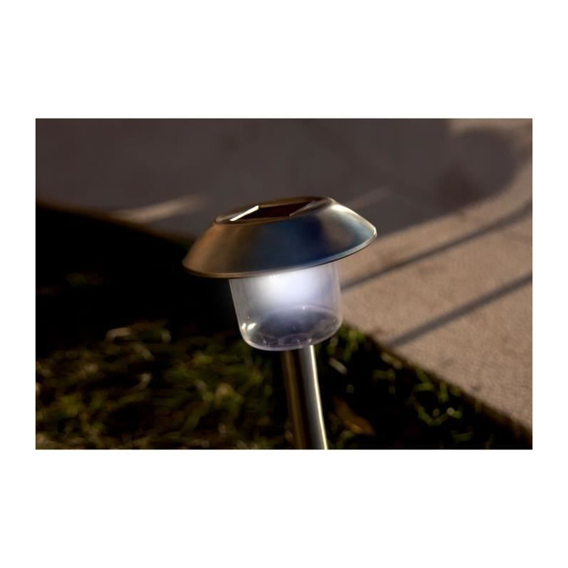 ALESIA Lot of 8 solar beacons - cold white LED
