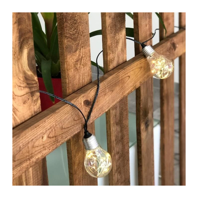 Solar light garland - LUMISKY - FANTASY STAR SOLAR - 3.75 m - 10 micro