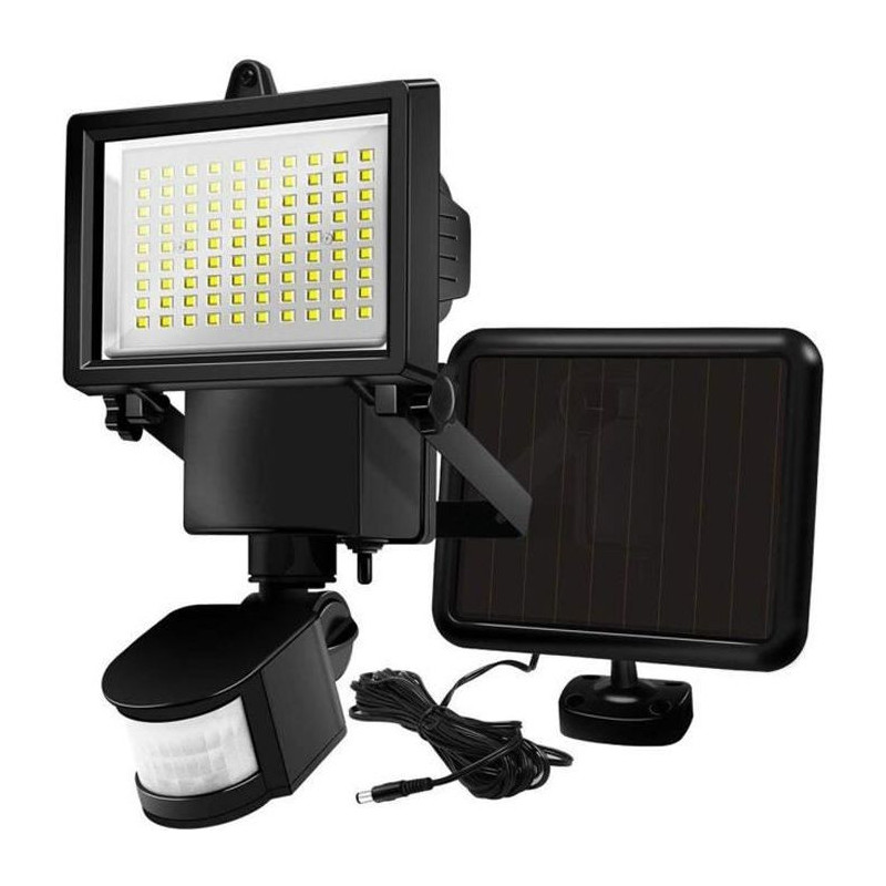 LUMI JARDIN Cooper Black solar floodlight - H 22 cm - Black