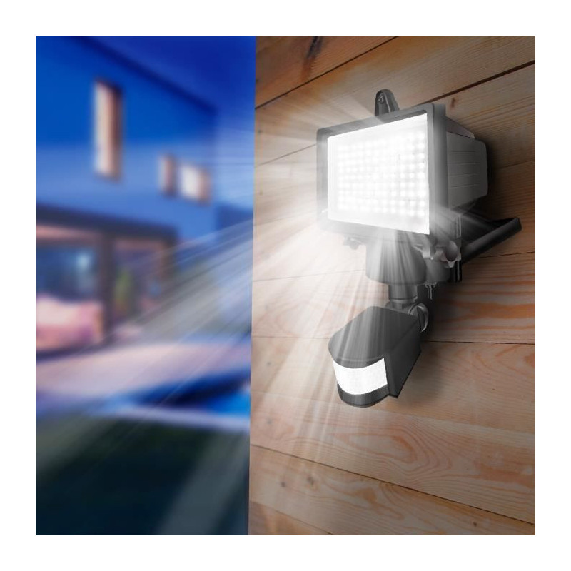 LUMI JARDIN Cooper Black solar floodlight - H 22 cm - Black