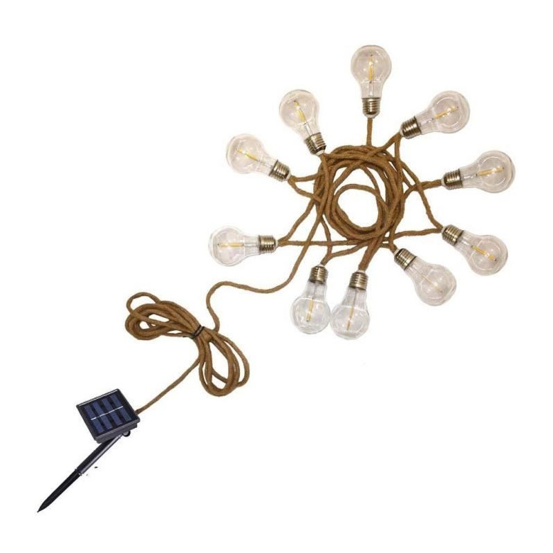 Solar light garland - LUMISKY - FANTASY CORD SOLAR - 7.50 m - Rope 10