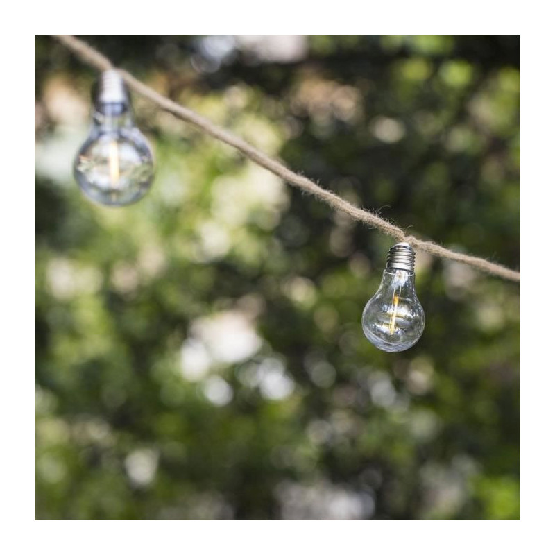 Solar light garland - LUMISKY - FANTASY CORD SOLAR - 7.50 m - Rope 10