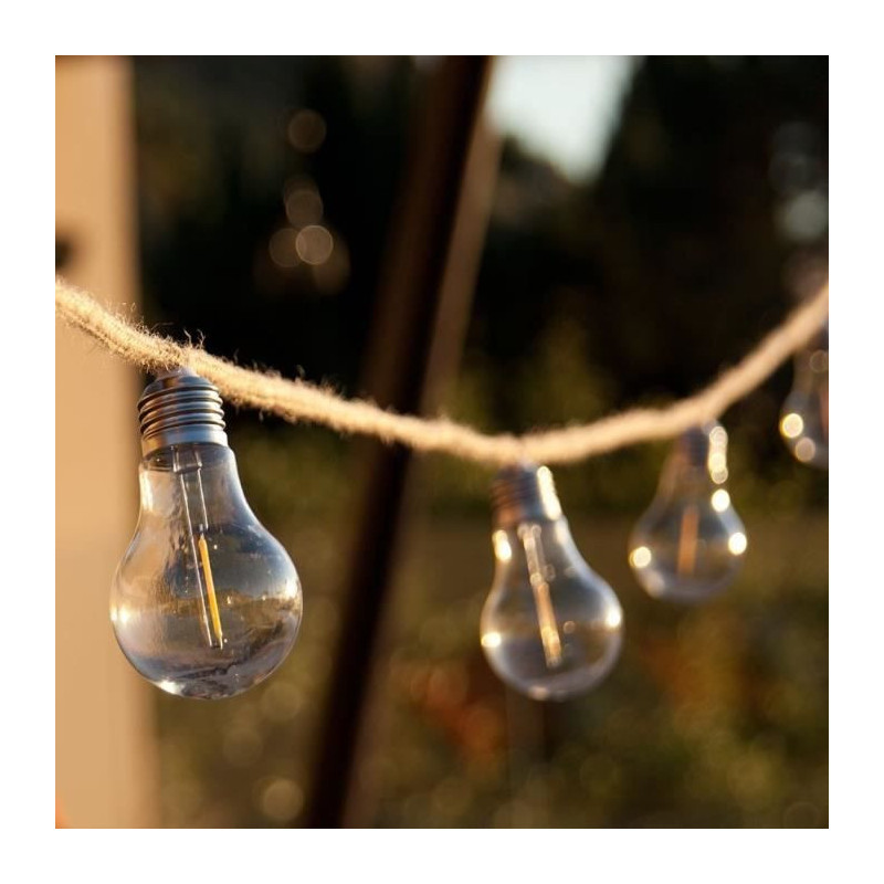 Solar light garland - LUMISKY - FANTASY CORD SOLAR - 7.50 m - Rope 10