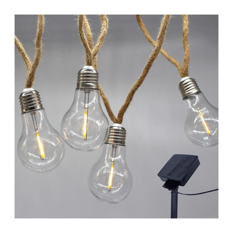 Solar light garland - LUMISKY - FANTASY CORD SOLAR - 7.50 m - Rope 10