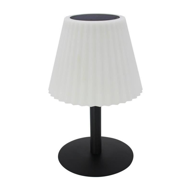 2 in 1 solar table lamp to plant or place - LUMISKY - BOUFFANT - H62 c