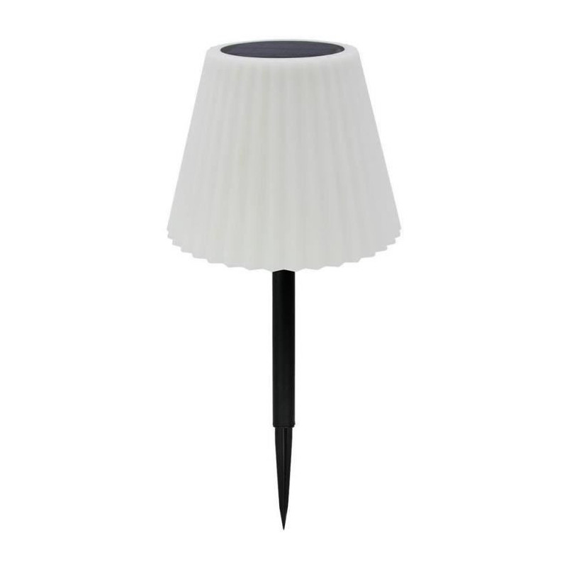 2 in 1 solar table lamp to plant or place - LUMISKY - BOUFFANT - H62 c