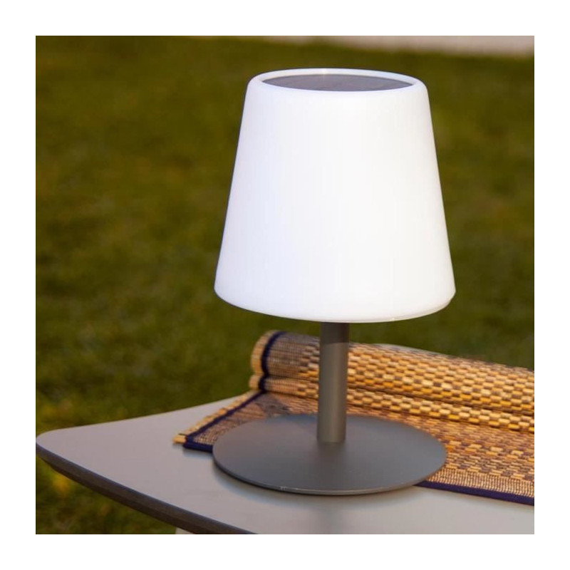 Solar and rechargeable table lamp - LUMISKY - STANDY TINY SOLAR - H25