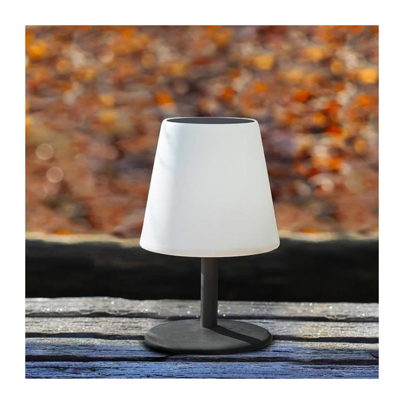 Solar and rechargeable table lamp - LUMISKY - STANDY TINY SOLAR - H25