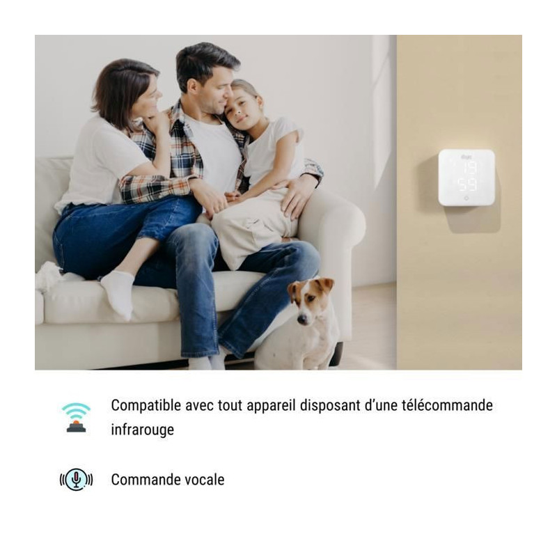 Wi-Fi Thermostat for Heat Pumps and Air Conditioners