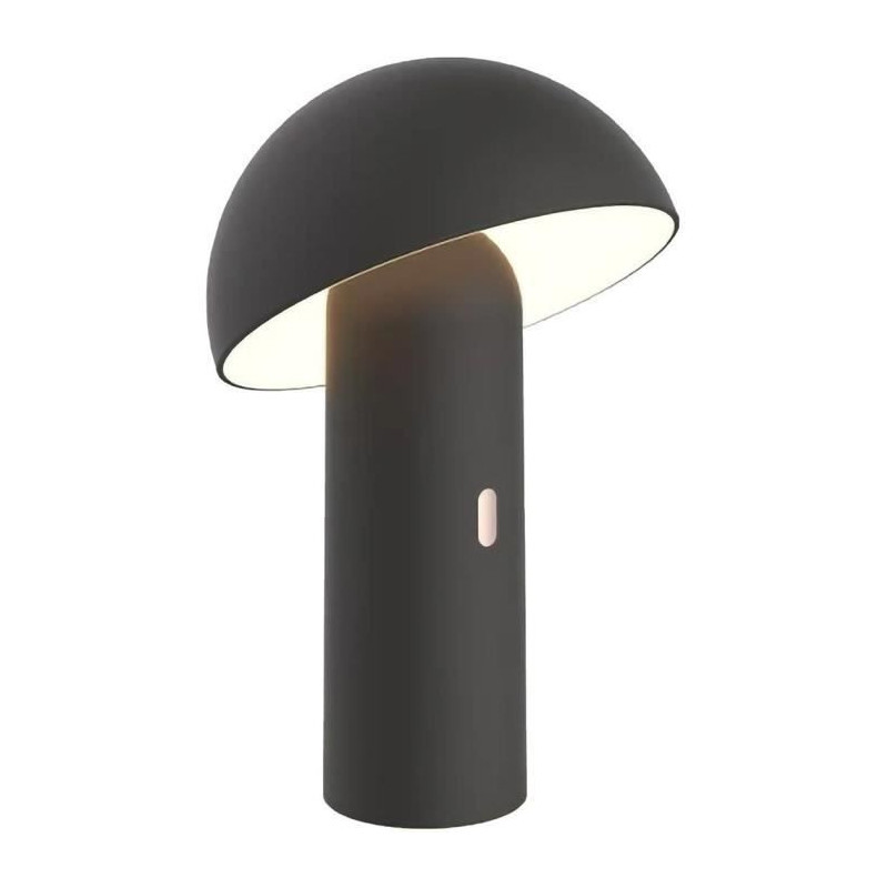 Cordless table lamp - LUMISKY - TOD BLACK - H28 cm - Adjustable head -