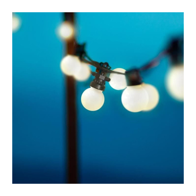 Solar light string - LUMISKY - PARTY MILKY SOLAR - 5.70 m - 8 modes -