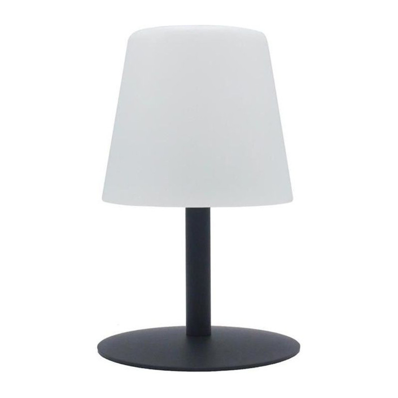 LUMISKY Cordless Standy Mini Rock LED table lamp - H 25 cm - Gray and