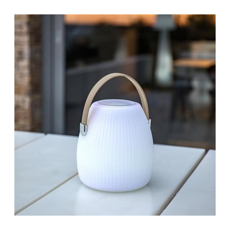 Wireless Bluetooth speaker lamp - LUMISKY - MINI MAY PLAY - H23 cm - D