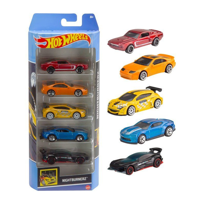 HOT WHEELS - Box of 5 Cars - Random Model