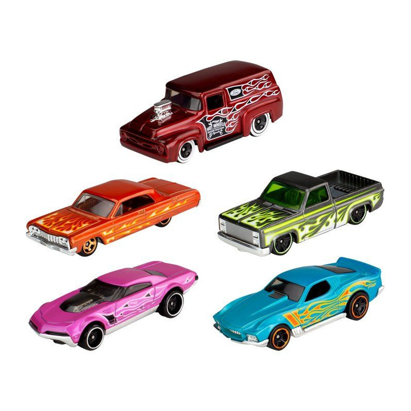 HOT WHEELS - Box of 5 Cars - Random Model