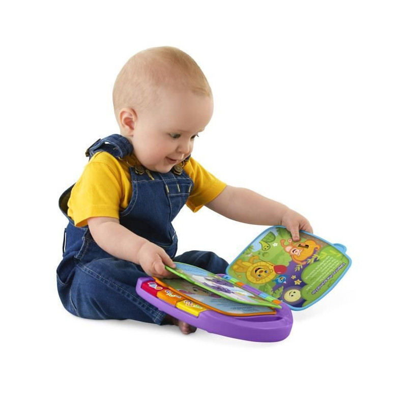 FISHER-PRICE - Interactive Book Nursery Rhymes Puppy - 6 months and +
