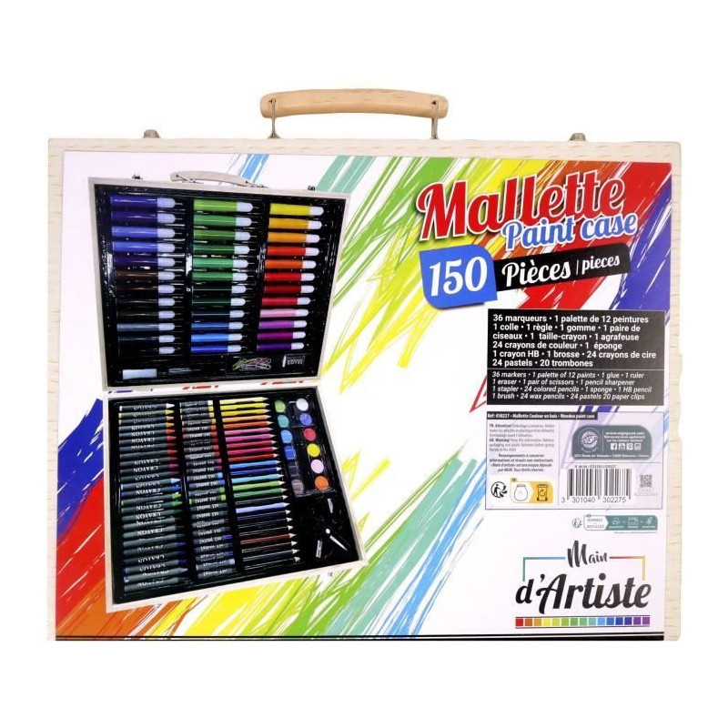 Drawing Case - ARTIST'S HAND - 150 Pieces - Creative Leisure - From 5
