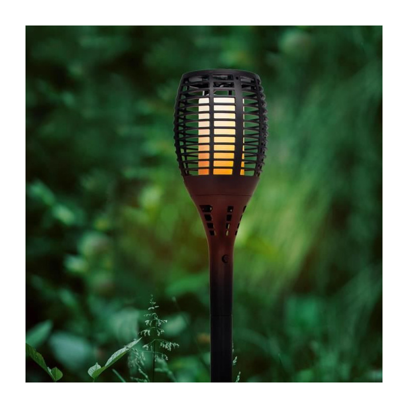LUMI GARDEN Maity Sun solar torch - Flame effect - LED - H 80 cm - War