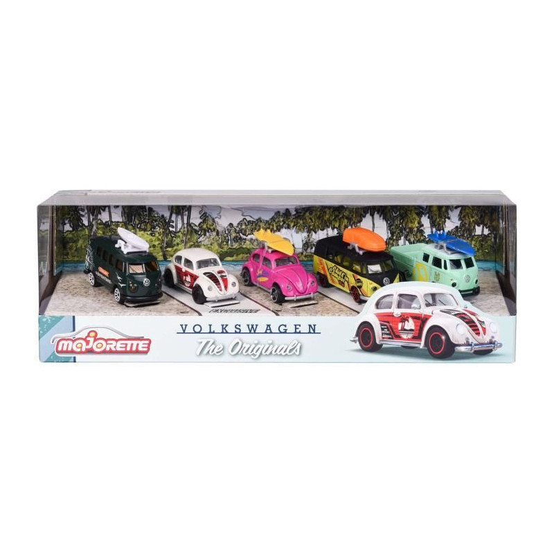 Set of 5 Volkswagen The Originals metal cars