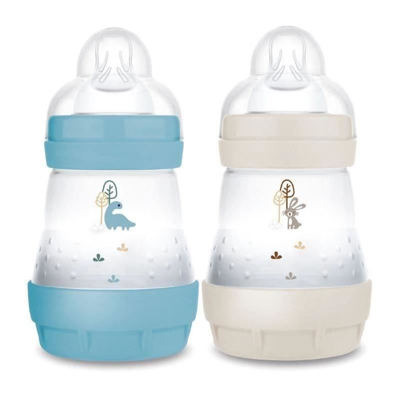 Set of 2 Baby Bottles - MAM - Easy Start - Anti-colic - 160 ml - Teat