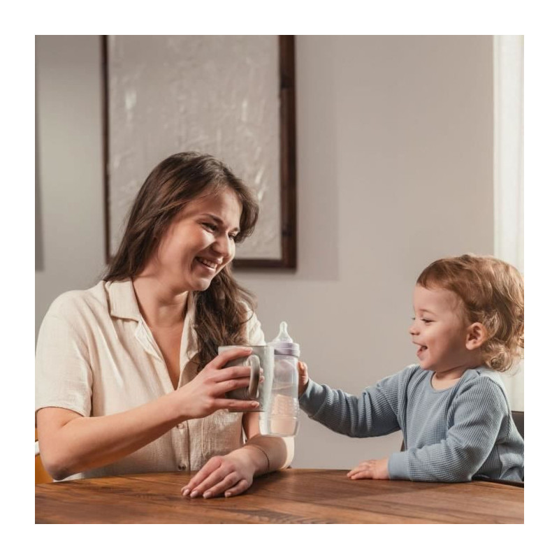 Baby bottle - MAM BABY - Easy Active - +6 months - 330 ml - X flow tea