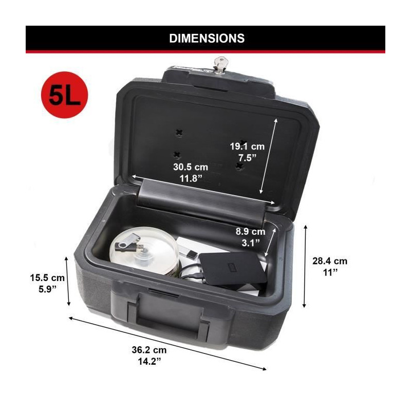 Master Lock Small safe with fire protection L1200
