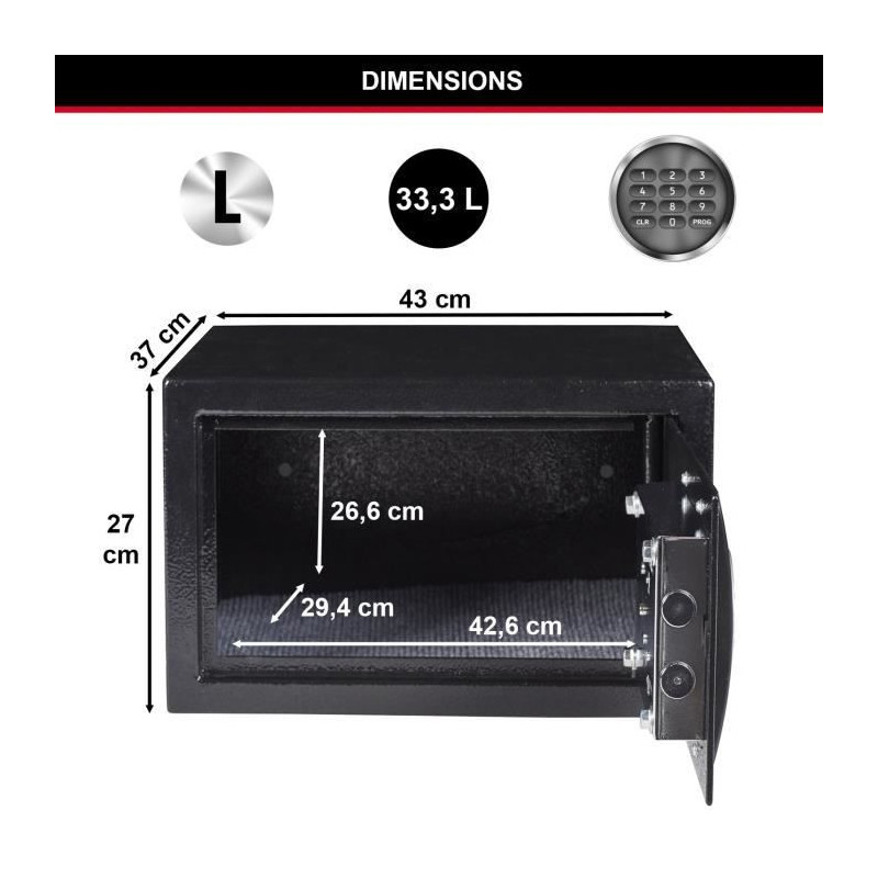 Master Lock Large Soft Coffing Digital Combination X125ml