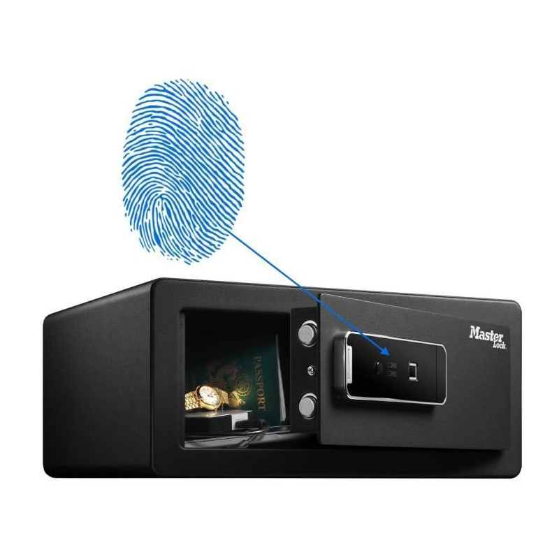 Master Lock LX110Beurhro Biometric safe to protect goods from values,