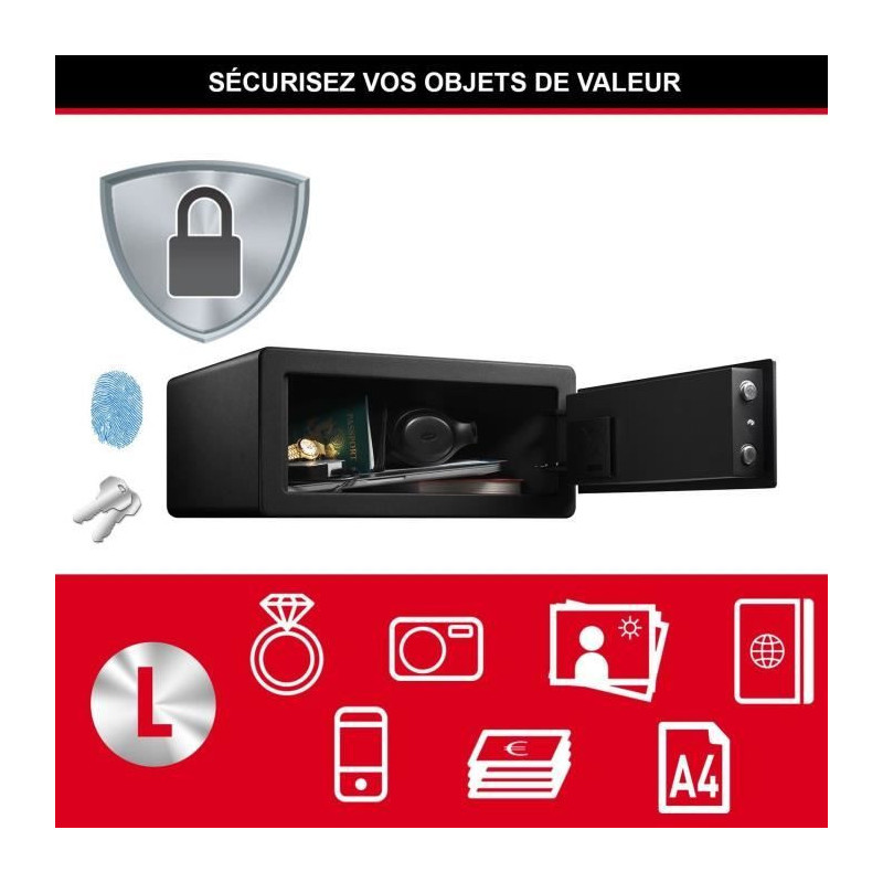 Master Lock LX110Beurhro Biometric safe to protect goods from values,