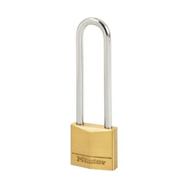 MASTERLOCK Padlock brass 30mm handle 64mm double lock