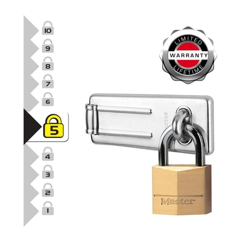 MASTERLOCK Pack moraillon + chains