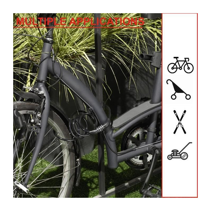 MASTER LOCK Cable Bike Lock - 1.2 m cable
